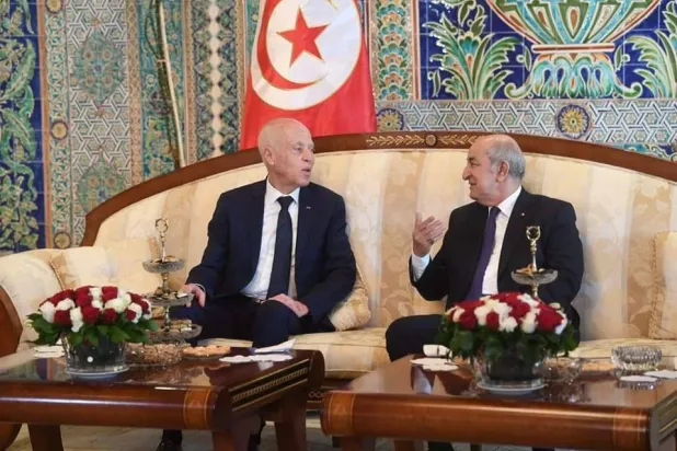 من لقاء سابق بين الرئيسين الجزائري والتونسي (الرئاسة الجزائرية)