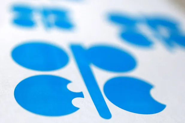 The OPEC logo is seen in this illustration taken June 25, 2026. (Reuters)