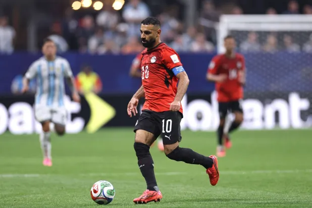 محمد صلاح قائد منتخب مصر (أ.ف.ب)