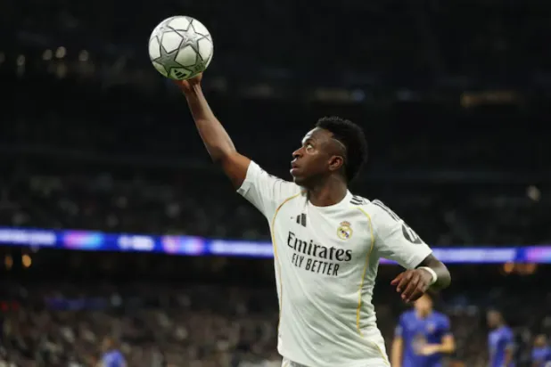 البرازيلي فينيسيوس جونيور مهاجم ريال مدريد (رويترز)
