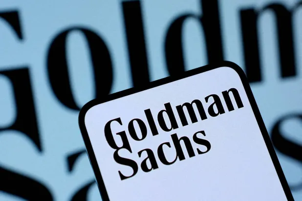 FILE PHOTO: Goldman Sachs logo appears in this illustration taken December 1, 2025. REUTERS/Dado Ruvic//File Photo