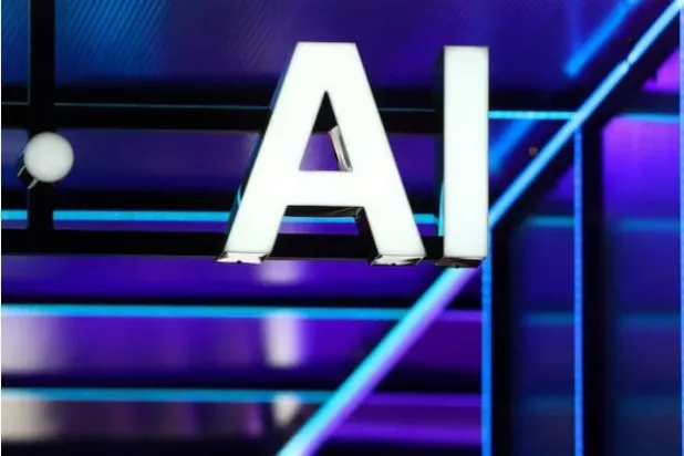 The artificial intelligence AI acronym at the 10th edition of the VivaTech technology startups and innovation fair in Paris, France, June 18, 2026. REUTERS/Gonzalo Fuentes