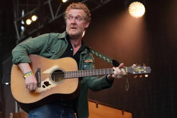 Glen Hansard performs at Lollapalooza in Chicago's Grant Park on Sunday, Aug. 3, 2014. (AP)