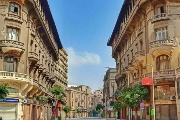 شارع عماد الدين أو «شارع الفن» بوسط القاهرة (إكس)