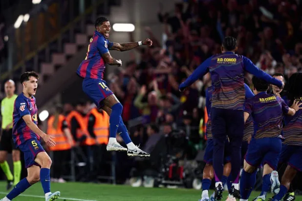 قدم راشفورد مستويات استثنئائية مع برشلونة بعد رحيله عن مانشستر يونايتد معاراً (أ.ب)