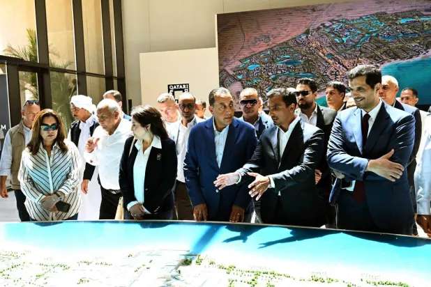 مدبولي خلال إطلاق شركة «الديار» القطرية أعمال تنفيذ المرحلة الأولى من مشروع تطوير «علم الروم» (رئاسة مجلس الوزراء)