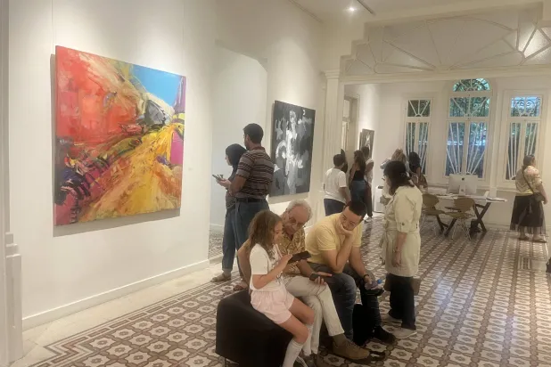 معرض «أرض مشتركة» في غاليري «آرت أون 56» (الشرق الأوسط)



