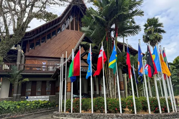The headquarters for the Pacific Islands Forum in Suva, Fiji, August 7, 2026. (Reuters)