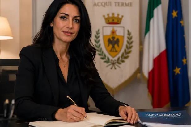 صورة رمزية لإيفا ستاتيلا التي تم إنشاؤها باستخدام الذكاء الاصطناعي (رئيس البلدية)