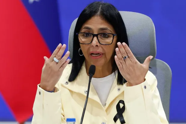 Venezuela'nın geçici Cumhurbaşkanı Delcy Rodriguez (AP)
