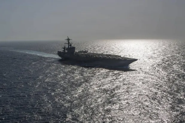 The USS Abraham Lincoln departed San Diego, California on November 21, 2025 for duty in the South China Sea and was rerouted to the Middle East before US-Israeli attacks on Iran that began February 28. US NAVY/AFP/File
