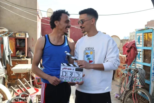 غزي وبحر في كواليس التصوير (الشركة المنتجة)