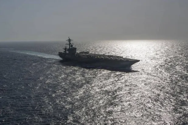 File photo: The USS Abraham Lincoln departed San Diego, California on November 21, 2025 for duty in the South China Sea and was rerouted to the Middle East before US-Israeli attacks on Iran that began February 28. US NAVY/AFP/File
