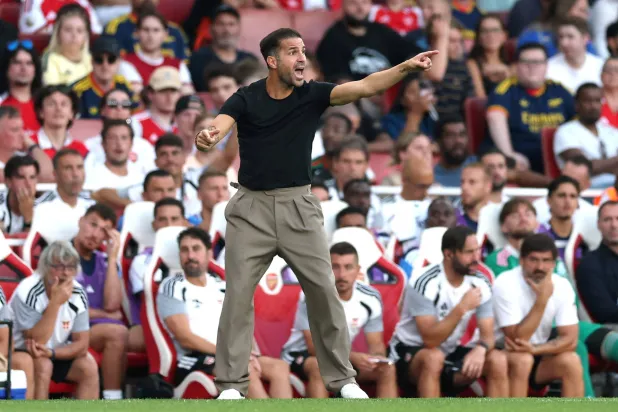 Soccer Football - Pre Season Friendly - Arsenal v Como - Emirates Stadium, London, Britain - August 12, 2026 Arsenal manager Mikel Arteta Action Images via Reuters/Paul Childs