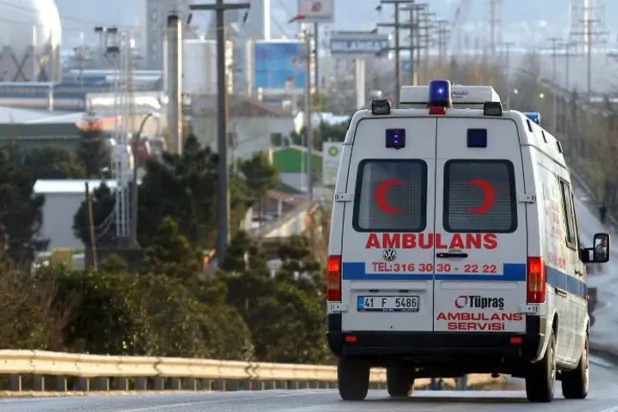 File picture for illustration only shows a Turkish ambulance on an emergency call. (AFP)