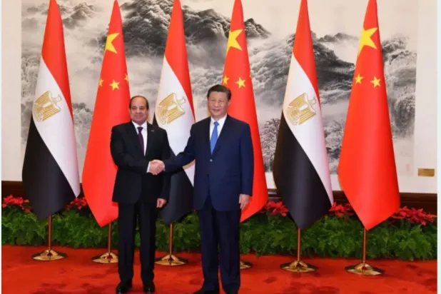 محادثات الرئيس المصري ونظيره الصيني في بكين مايو 2024 (الرئاسة المصرية)