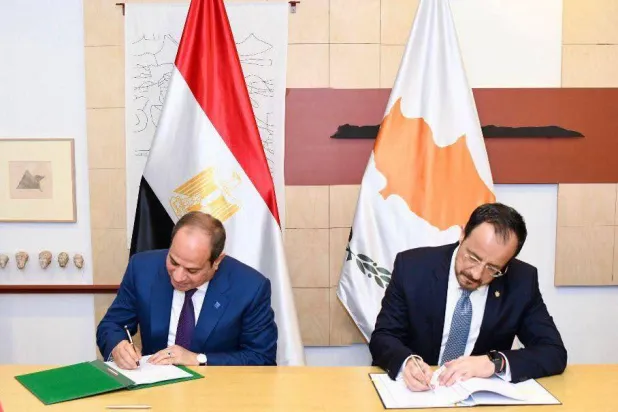 مذكرات تعاون في مجال الطاقة بين مصر وقبرص (الرئاسة المصرية)