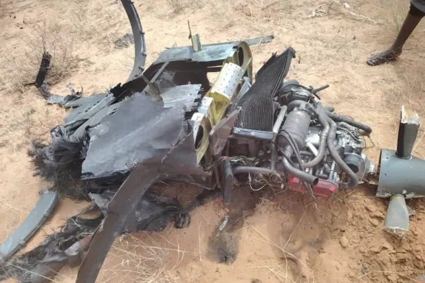 مسيّرة من طراز "FH – 95" صينية الصنع، اسقطها الجيش في شمال كردفان (متداولة)