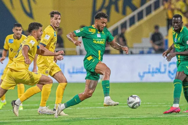 من مباراة التعاون والخليج (واس)