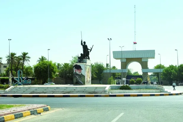 A view of Baghdad’s fortified Green Zone (Reuters) 