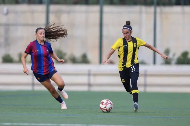 الاتحاد السعودي للسيدات يخسر أمام برشلونة (حساب النادي في منصة إنستغرام)