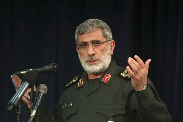 إسماعيل قاآني قائد «فيلق القدس» التابع لـ«الحرس الثوري» الإيراني (أ.ب)