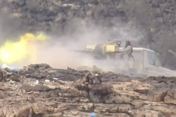 Military operations in the Taiz region. (Saba)