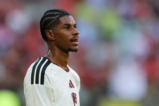 FILE PHOTO: Soccer Football - Pre Season Friendly - Manchester United v AC Milan - Tarczynski Arena, Wroclaw, Poland - August 15, 2026 Manchester United's Marcus Rashford REUTERS/Kacper Pempel/File Photo
