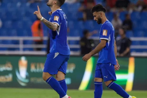 الهلال هزم الرائد بثنائية نيفيز (تصوير: نايف العتيبي)