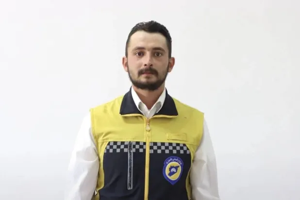 Mohammad Ghamira, a Syrian Civil Defense worker who died after mistreatment at a police station in al-Haffah, in the Latakia countryside. (Minister of Emergency and Disaster Management)