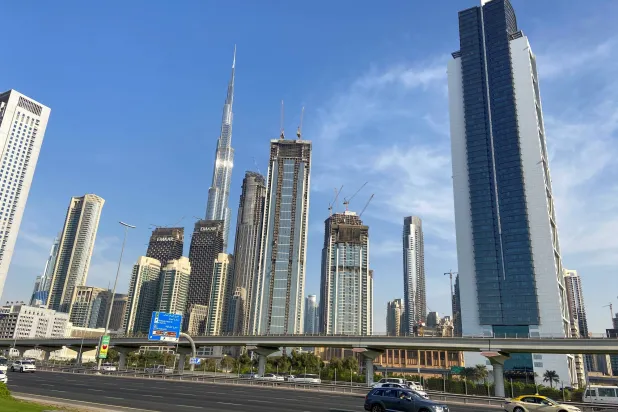 صورة عامة من مدينة دبي في الإمارات العربية المتحدة (رويترز-أرشيفية)