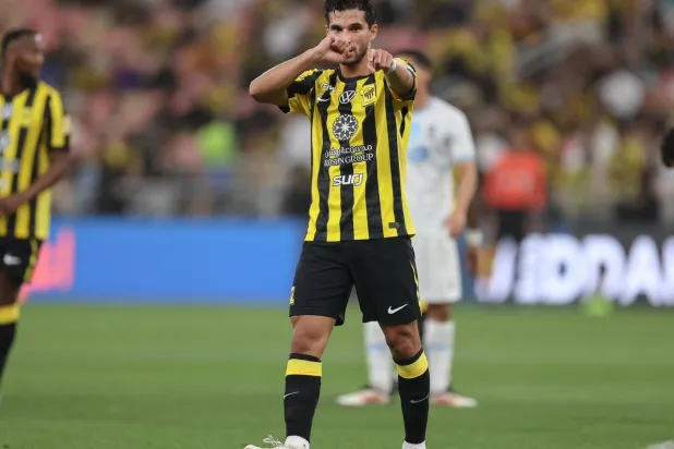 حسام عوار لاعب فريق الاتحاد (حساب النادي)