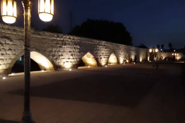 سور مجرى العيون بعد تطويره (الشرق الأوسط)
