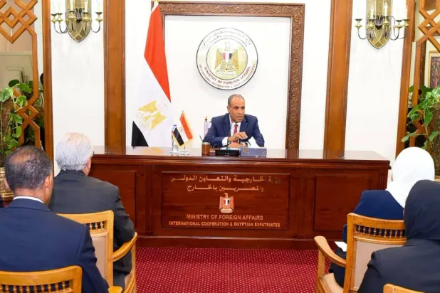 وزير الخارجية المصري بدر عبد العاطي (الخارجية المصرية)