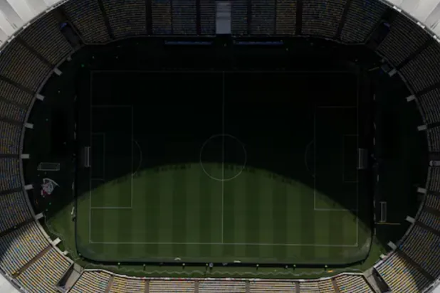 A drone view of the Maracana stadium ahead of the World Cup tournament, in Rio de Janeiro, Brazil, May 9, 2026. REUTERS/Sergio Queiroz 