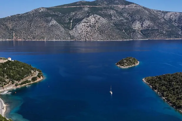 Legend has it that this is where Odysseus landed when he finally returned home to Ithaca. Angelos TZORTZINIS / AFP
