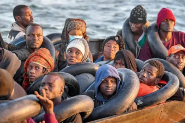 African migrants rescued by the Tunisian coast guard in October (AFP)