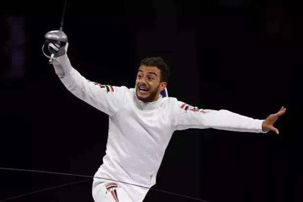المصري محمد السيد حصد ذهبية سيف المبارزة (وزارة الرياضة المصرية)