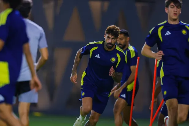 جانب من تحضيرات النصر (نادي النصر)