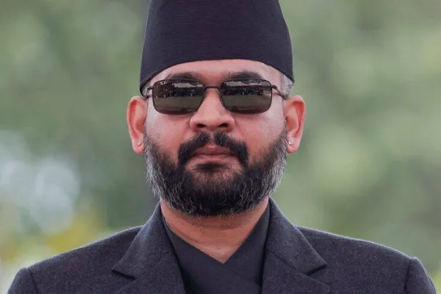 Newly appointed Prime Minister Balendra Shah, popularly known as "Balen," looks on during his oath ceremony at "Shital Niwas," presidential building in Kathmandu, Nepal, March 27, 2026. REUTERS/Navesh Chitrakar/File Photo