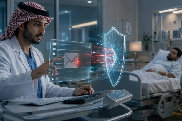نقرة واحدة قد تنقل الخطر الرقمي من الشاشة إلى سلامة المريض