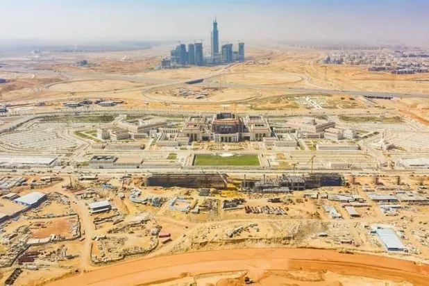 أحد المشاريع في العاصمة الإدارية (العاصمة الإدارية الجديدة)