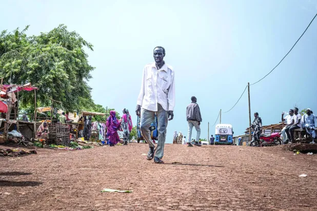 Etiyopya’nın Benishangul-Gumuz bölgesindeki Assosa’da bulunan Ora Kampı’ndaki Sudanlı mülteciler (AFP)