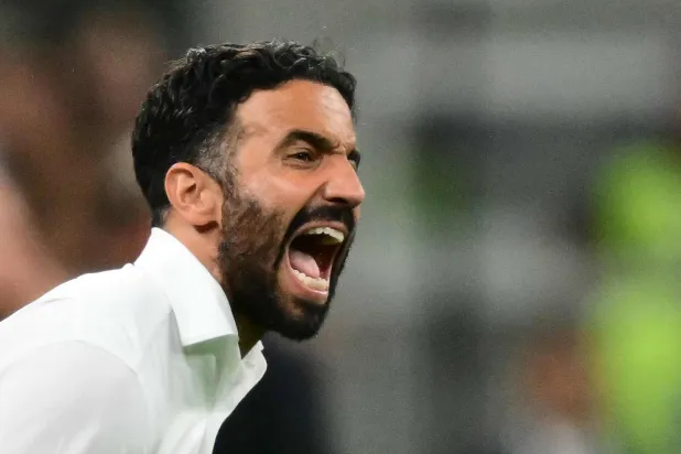 البرتغالي روبن أموريم المدير الفني لميلان (أ.ف.ب)