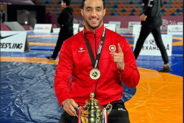  المصارع المصري محمد مصطفى الشامي (حساب اللاعب على «فيسبوك»)