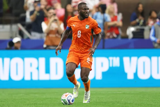 لاعب خط الوسط الإيفواري فرانك كيسيه إلى أتالانتا (أ.ب)