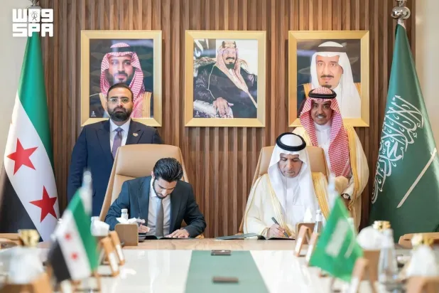 The Saudi Broadcasting Authority and the General Authority for Radio and Television in Syria signed a memorandum of understanding (MoU) in Riyadh on Sunday to strengthen relations and develop cooperation in radio and television. (SPA)