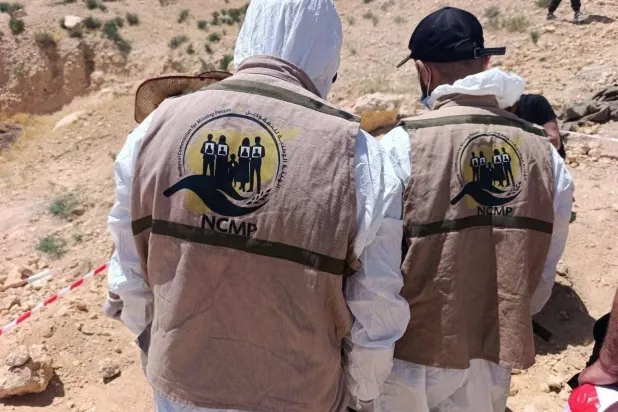 عثرت فرق الدفاع المدني و«الهيئة الوطنية للمفقودين» على رفات بشري في بلدة السحل بمنطقة القلمون بريف دمشق