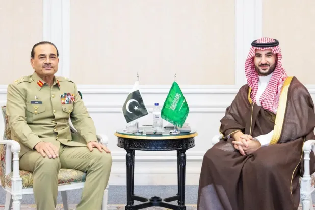 The meeting came on the sidelines of the first meeting of the Strategic Political and Defence Committee established under the Makkah Joint Defence Agreement. - SPA