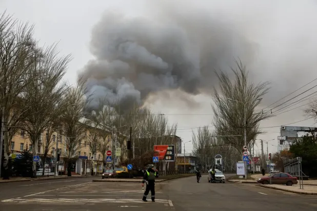Donetsk kenti yakınlarındaki bölgelere düzenlenen Rus saldırıları (Arşiv-Reuters)